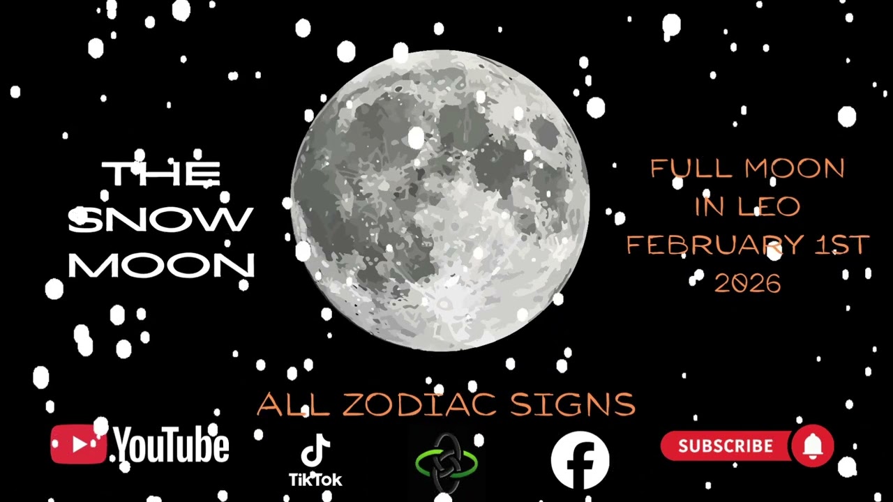 The Full Moon in Leo February 1st 2026 - THE SNOW MOON