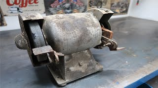 Restoration - Devastated bench grinder