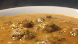 شوربه عدس تركيه بالكفته Mercimek Çorbası - Lentil Meatballs