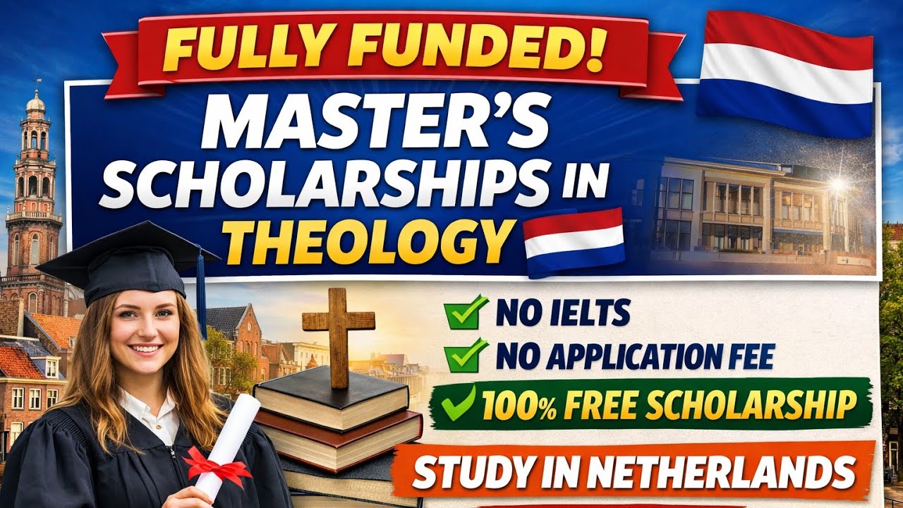 Fully Funded Master’s Scholarships in Theology 🇳🇱 | PTH University Netherlands | No IELTS & No Fee.