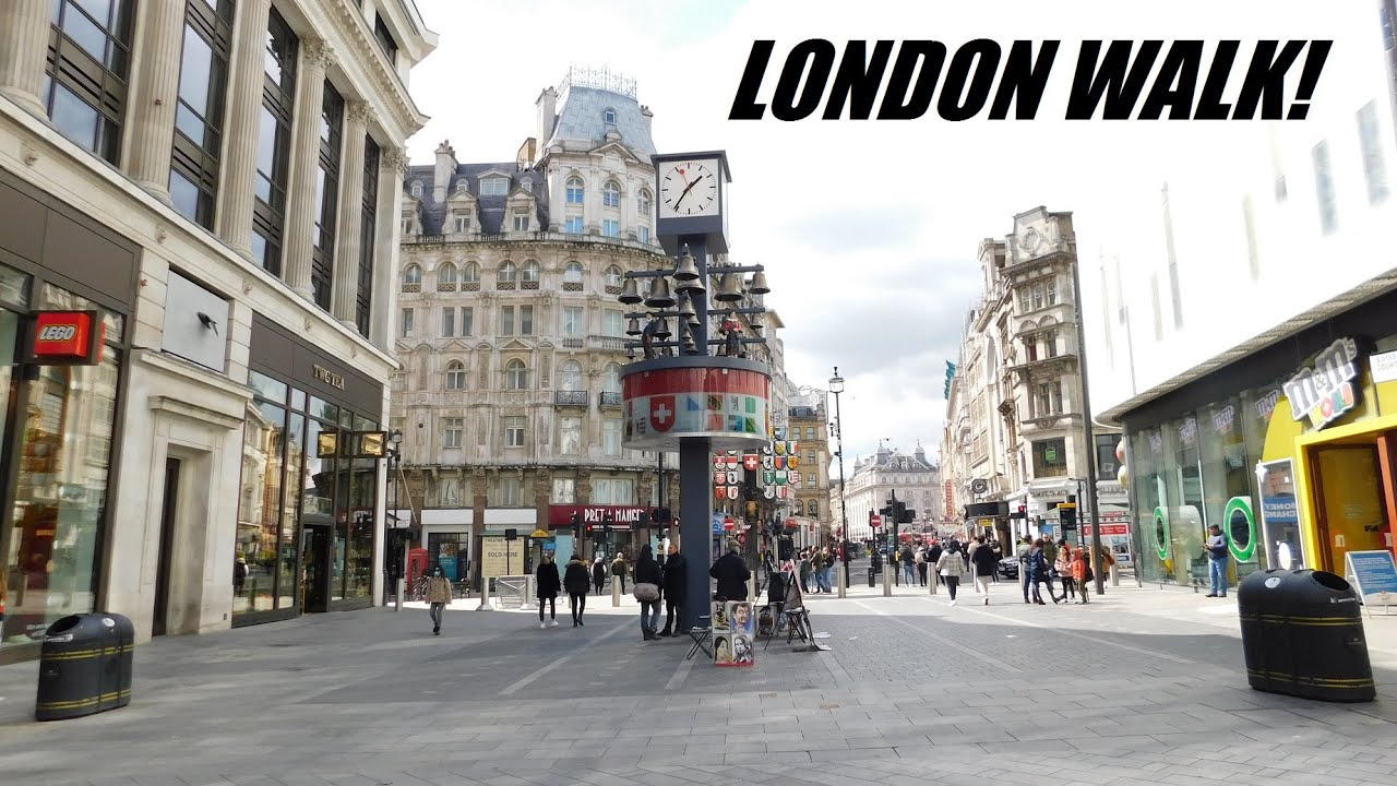 Walking in London: Piccadilly Circus - Leicester Square! (2021) 