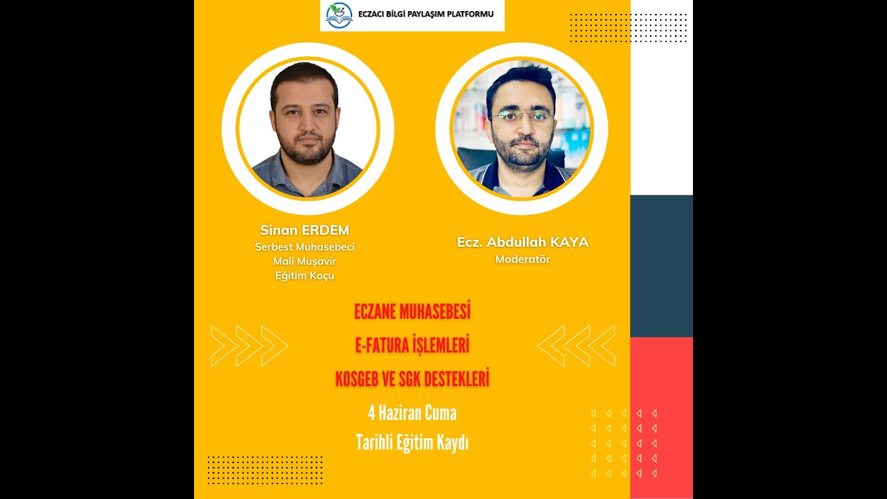 Eczane Muhasebesi Eğitimi