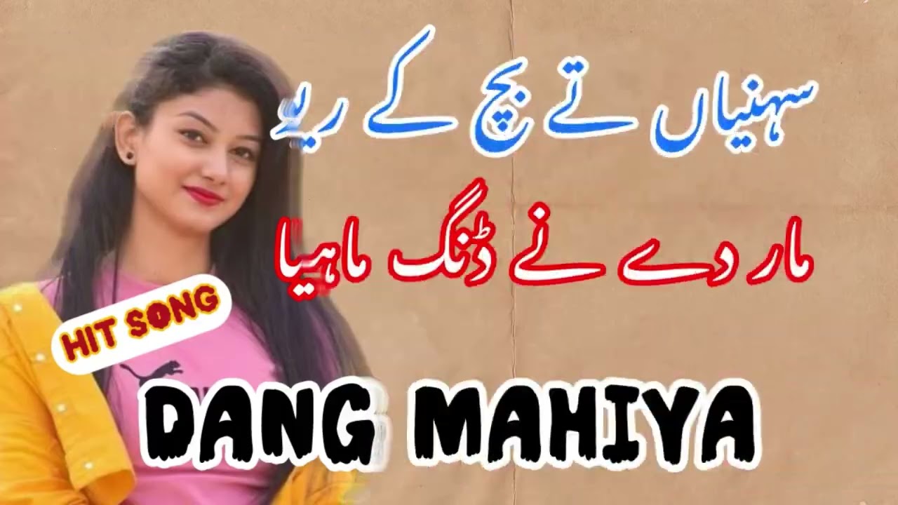 SOHNIYA TO BACH KEY REYO MAR DAY NEY DANG MAHIYA || New Hit Song || GOJRI PAHARI song |