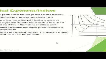 PG Phase Transition: Critical Exponents
