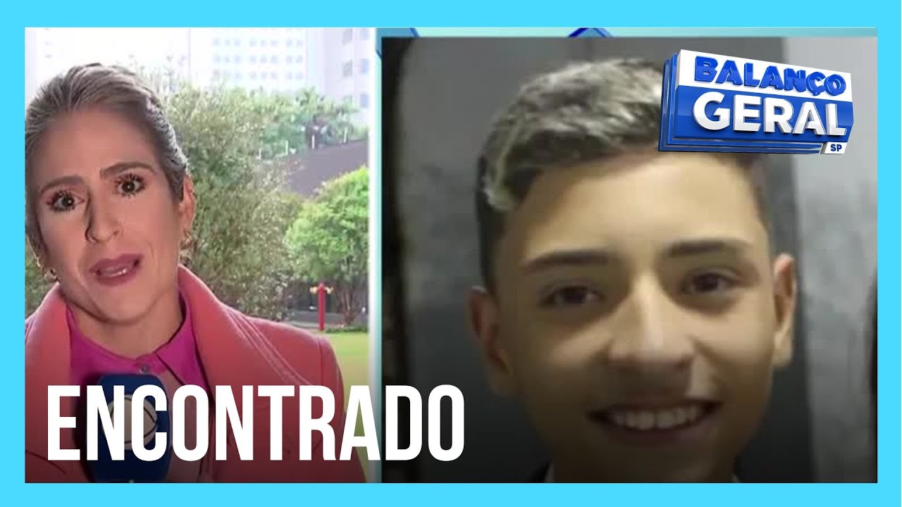Adolescente desaparecido em Itapevi (SP) é encontrado após reportagem do Balanço Geral