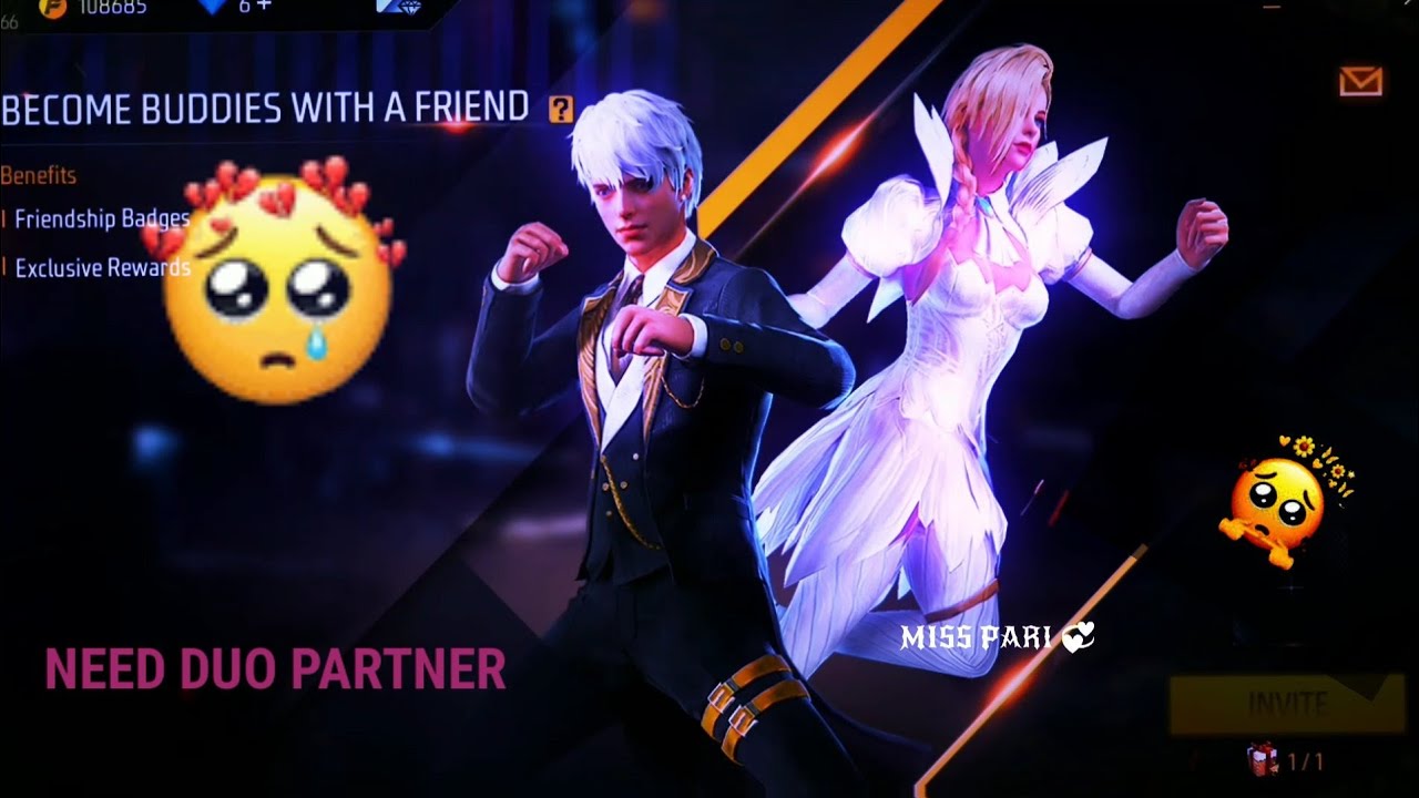 Need duo partner 😔 🥀 (xml+clip) free fire new sad status 2022 
