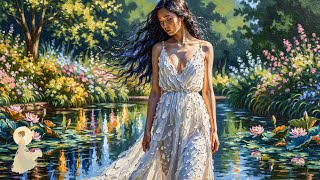 Visual Poem | Claude Monet | A Muse by the Water screenshot 2