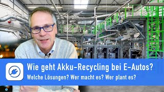 Können Auto Akkus recycelt werden?