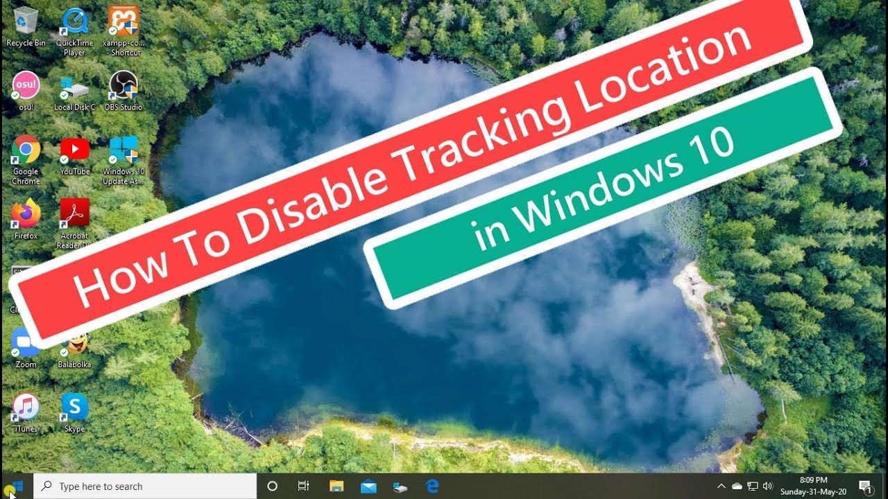 How to Disable Tracking Location in Windows 10 [Tutorial] YouTube