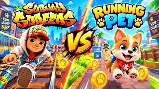 Subway Surfers VS Running Pet | 4K Epic Running Challenge screenshot 5