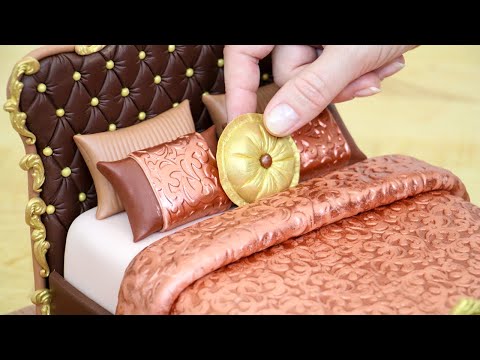 Chocolate Luxury Bed Cake | Miniature Bedroom Cake Idea by Cakes StepbyStep