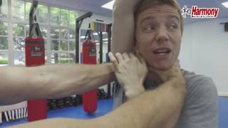 Choke From The Front   With A Push   Krav Maga screenshot 5