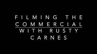 Behind the scenes while filming Carnes Brothers Funeral Home commercial