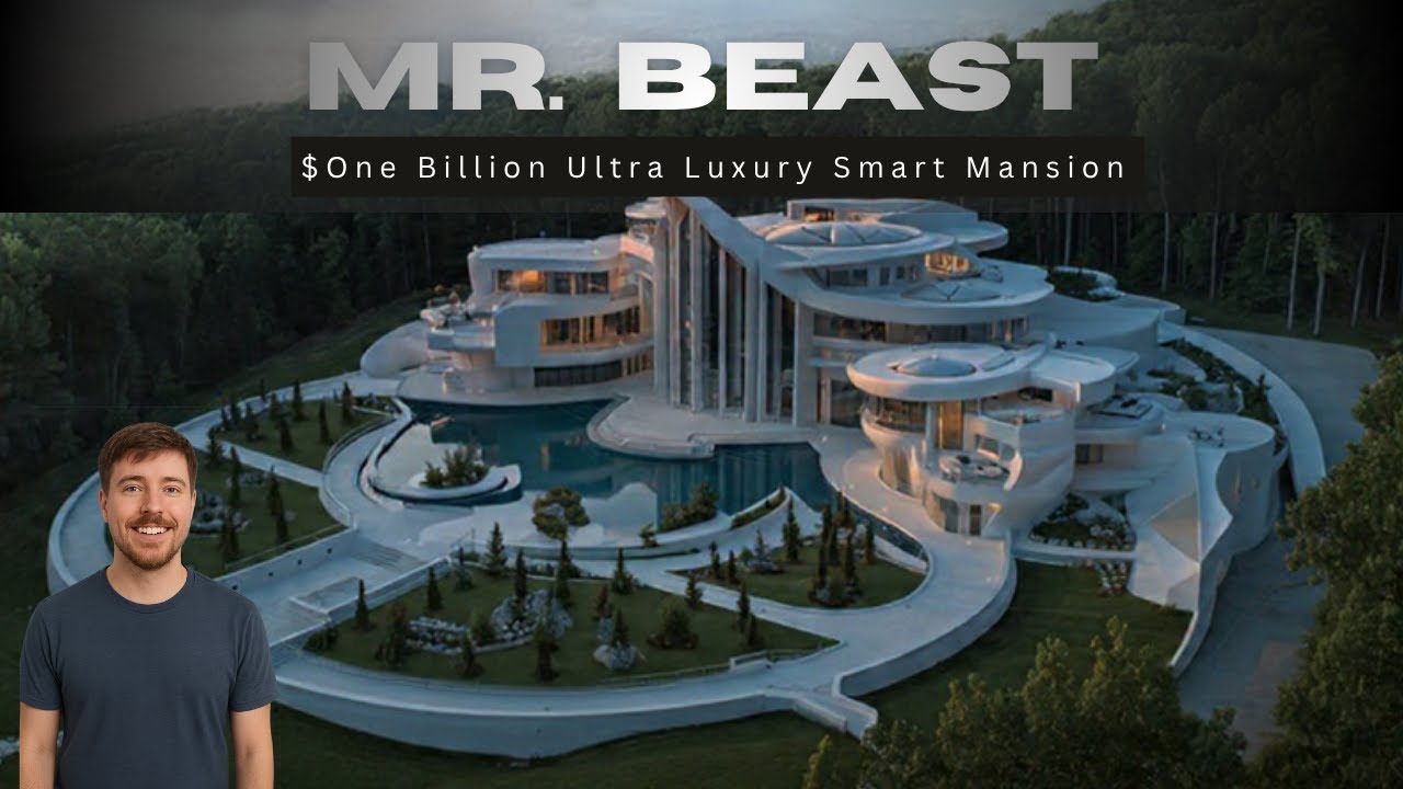 Mr. Beast’s $1 Billion Mega Mansion | Ultra Luxury Smart House Tour
