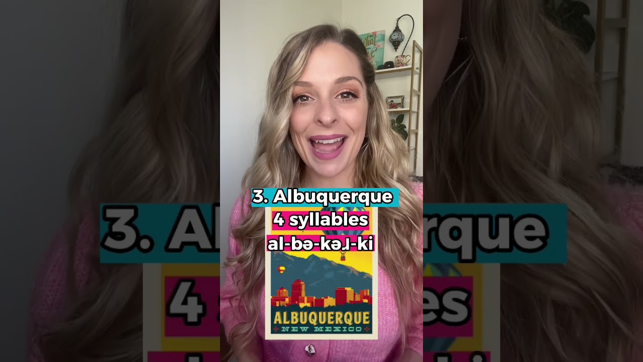 How to pronounce CHICAGO, SEATTLE, ALBUQUERQUE, HOUSTON 🇺🇸