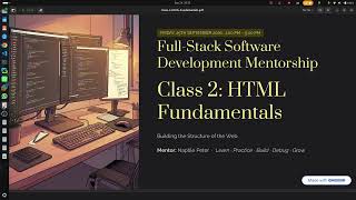Software Development Class2 HTML Update