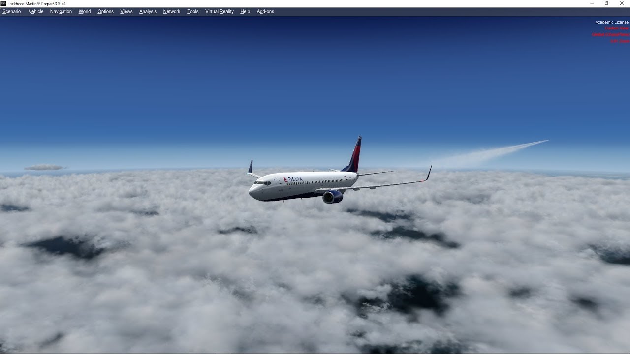 P3D V4.4 Delta Airlines PMDG 737-800NGX landing at Punta Cana