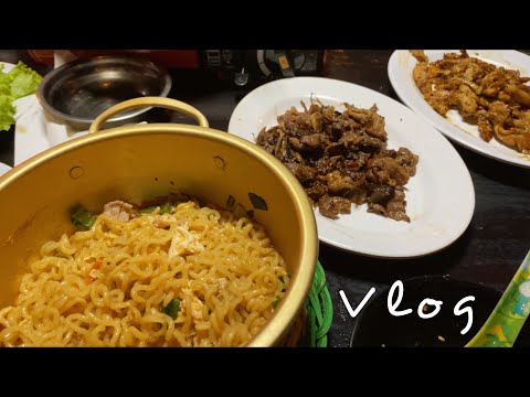 daily vlog / memasak cumi / bbq dinner🦑
