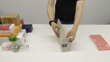 Custom Cardboard Paper Box with Your Logo Boxes Making Video