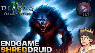 LIGHTNING SHREDDER!⚡Endgame Lightning Shred Druid Build Guide - Diablo 4 Season 6