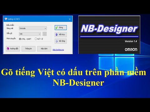 Video Cách gõ tiếng Việt có dấu trong phần mềm NB-Designer... - youtube