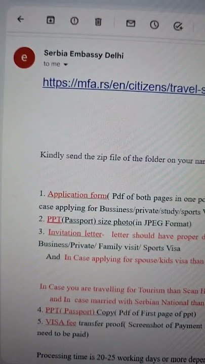 How to apply Serbia visa. full video soon. #visaandtravel #serbia #serbian