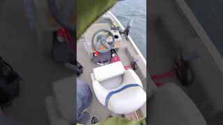 I always keep a poncho on the #fishing #boat #hazard4