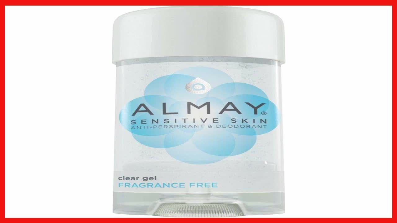 Deodorant for Women by Almay, Gel Antiperspirant, Hypoallergenic, Dermatologist Tested for