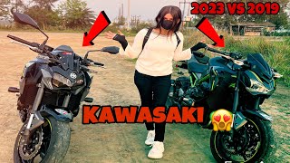 Kawasaki Z900 2023 Vs Z900 2018Comparison Full Details Review