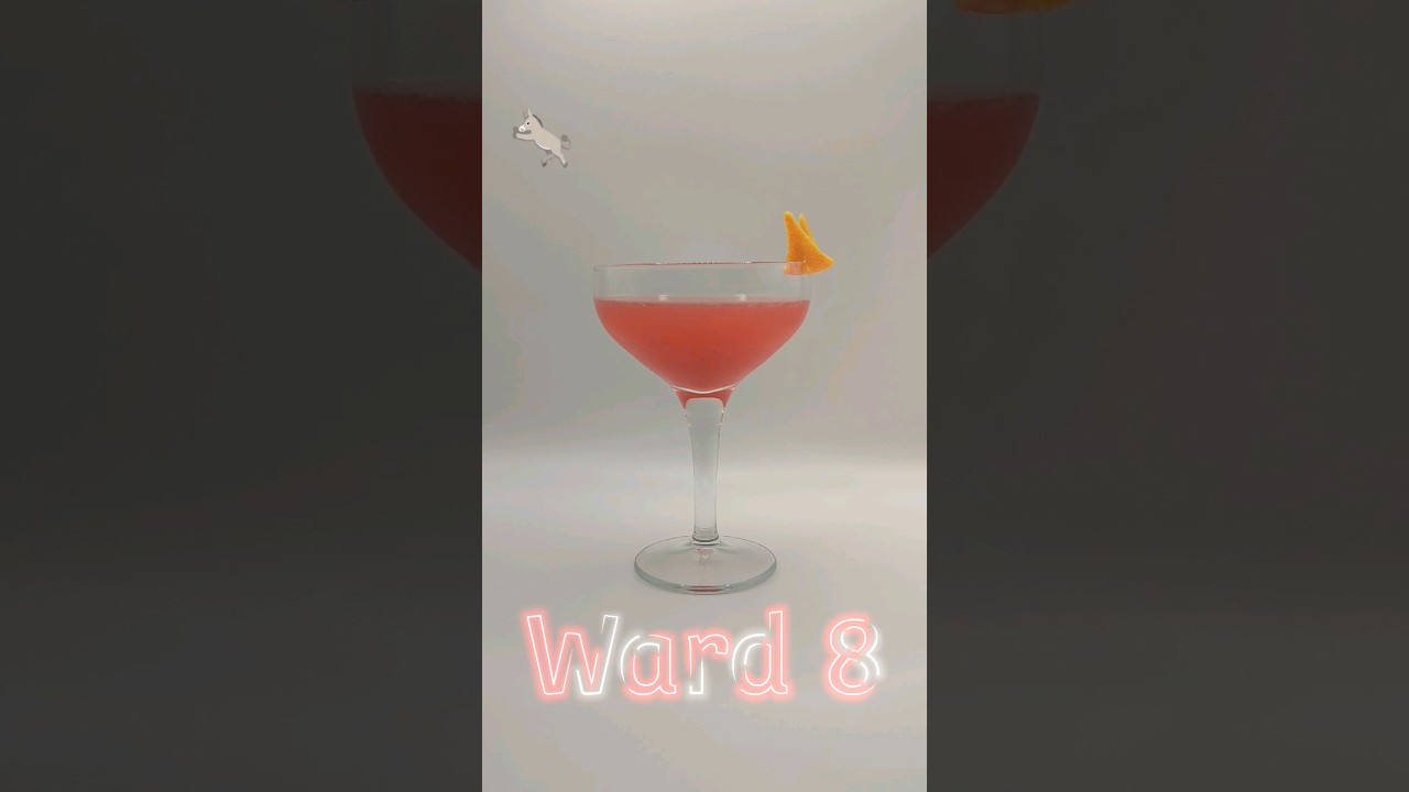 Classic cocktail recipe from Boston Ward eight