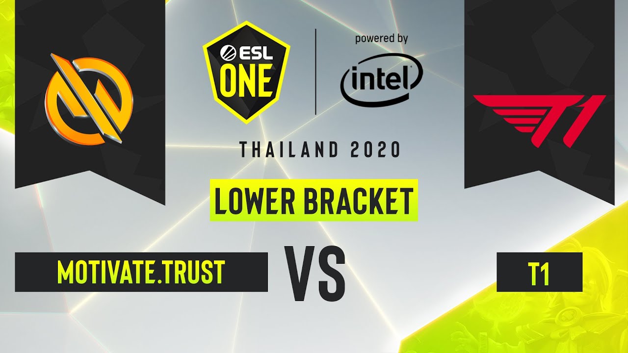 Dota2 - Motivate.Trust vs. T1 - Game 2 - ESL One Thailand 2020 - Lower Bracket R1 - Asia