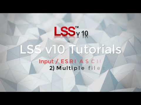 Input and ESRI Command - LSS Tutorial