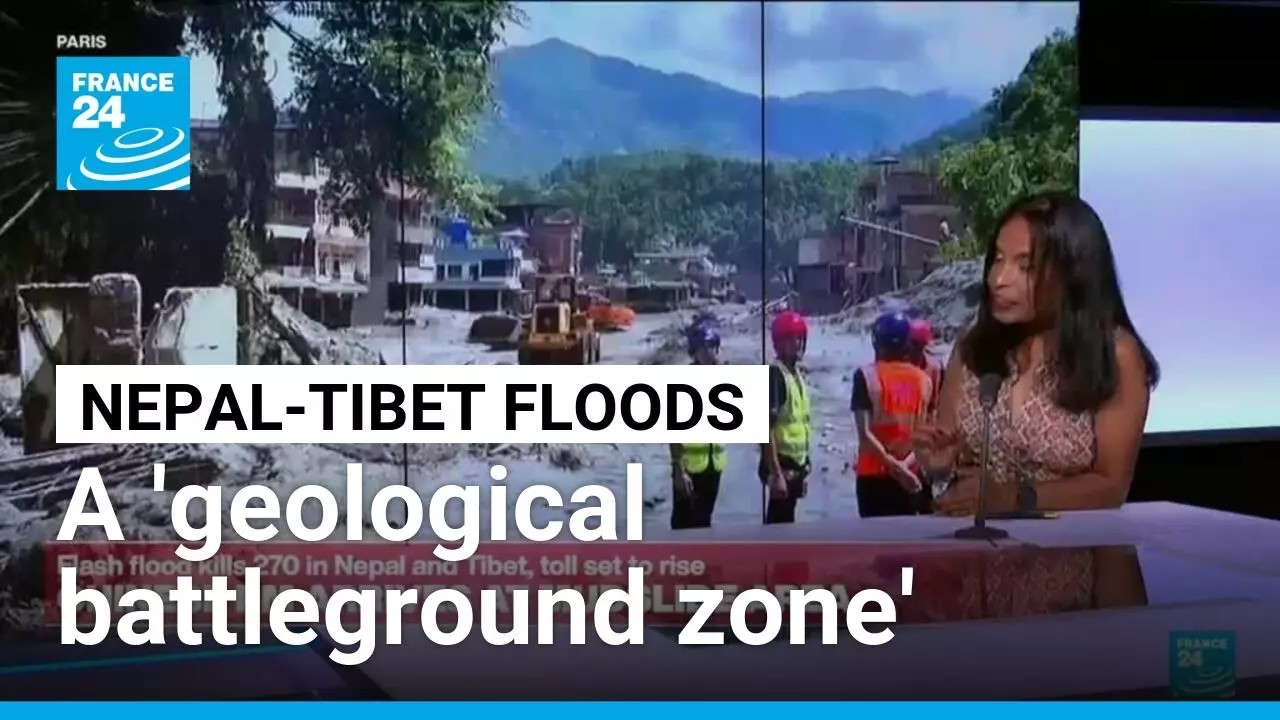 Nepal flash flood: Disaster in a geological battleground zone • FRANCE 24 English