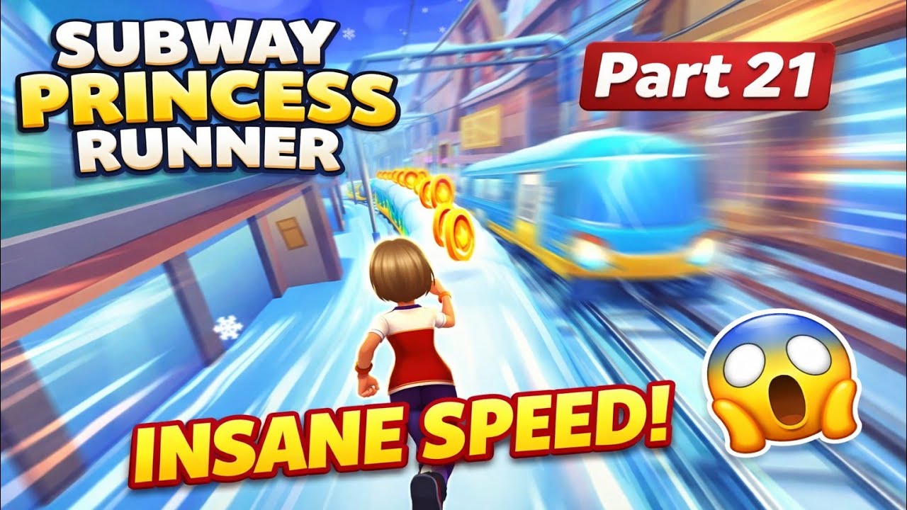 Subway Princess Runner Part 21 | Extreme Speed Chase Gameplay | Fast Reflex High Score Run