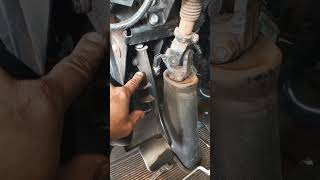 desmontagem do pedal da embreagem do Ford cargo 815, tirar folga do eixo do pedal......