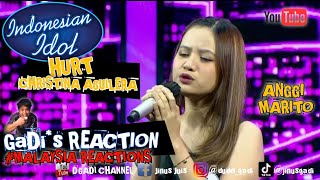 Anggi Marito  Hurts christina Aguilera Indonesian Idol 2021  Gadi Reaction  Malaysia Reaction