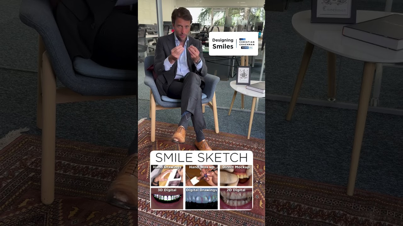 Smile design sketching with Christian Coachman