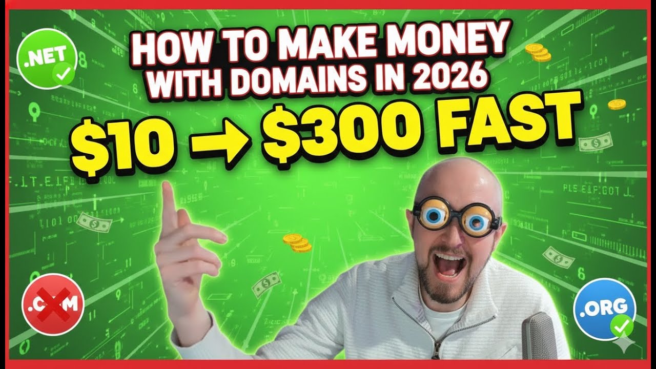 How to make money with domains in 2026 (turn $10 domains into $300 fast ...