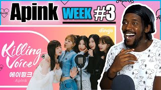 APINK WEEK (PART3) | (APINK) KILLING VOICE REACTION | Mr Chu, 1도 없어, D N D, 덤더럼, 몰라요, Remember