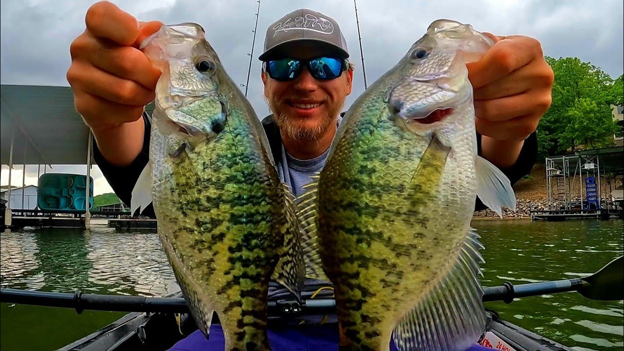 KAYAK CRAPPIE FISHING Lake of the Ozarks YouTube