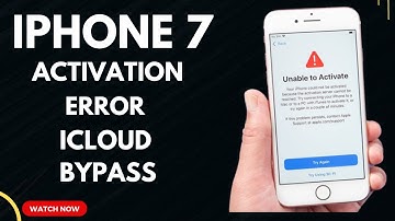 iPhone 7 Activation Error Fix || iPhone 7 iCloud bypass 15.6