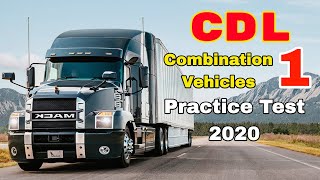 2020 CDL COMBINATION VEHICLE PRACTICE TEST # 1 QUESTIONS & ANSWERS screenshot 5