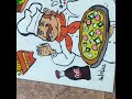 new painting♥️ #drawing #canvaspainting #colors #burger#chef#pizza#sm #frenchfries#cokecola#trend