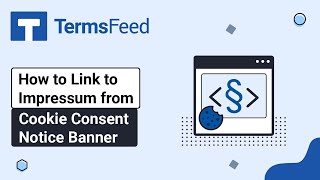 How to Link to Impressum from Cookie Consent Notice Banner