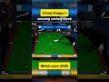 Chang's amazing century break | #snooker #trickshot #Ronnie #trump #selby #zhao #pool #sports #147