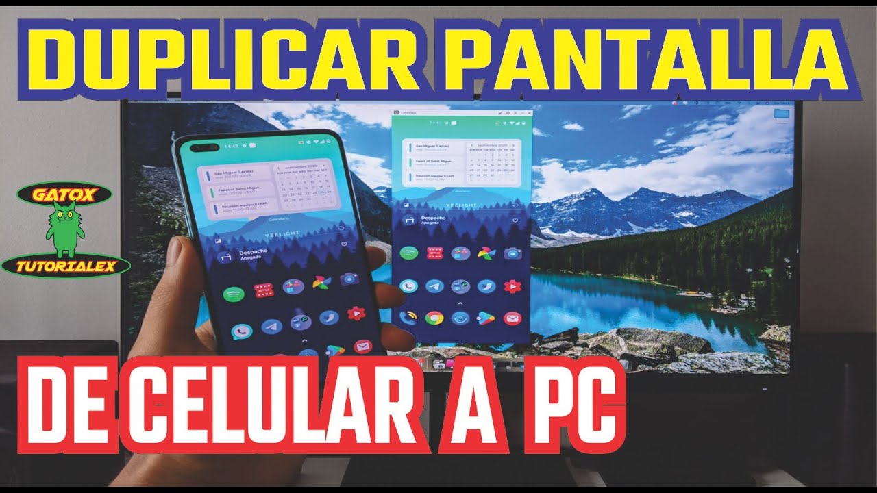 DUPLICAR PANTALLA ANDROID en tu PC | Windows 11 | 10 |8|7|XP |🔴 - YouTube