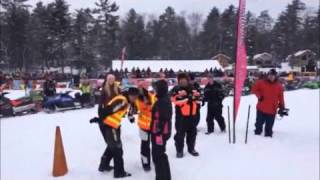 Pending World Record in a snowmobile bikini run! screenshot 4