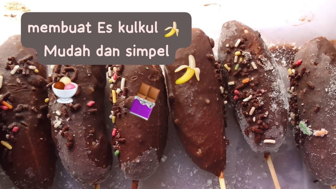 Es Roti Kulkul Membuat Es kulkul 🍌 (keseharian Irt) @IrtSejati - YouTube