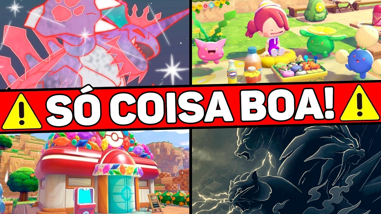VAZOU NOVO JOGO POKÉMON, RUMORES DA GEN 10 E EVENTO DO POKOPIA !!