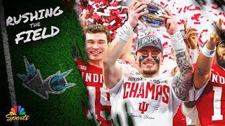 Indiana dominates Oregon in CFP semifinals, championship is next | Rushing the Field | NBC Sports